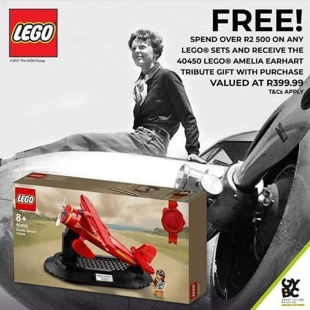 LEGO 40450 Amelia Earhart Tribute