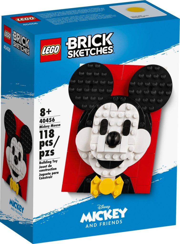 LEGO Brick Skectches Micky & Minnie Mouse