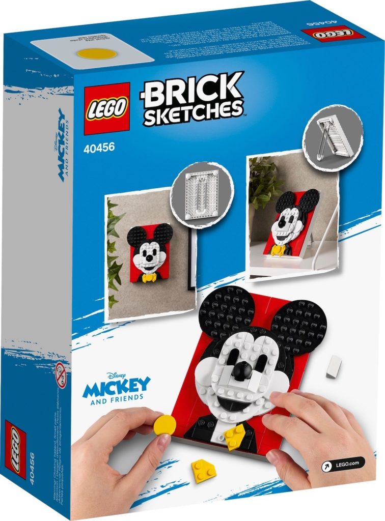 LEGO Brick Skectches Micky & Minnie Mouse