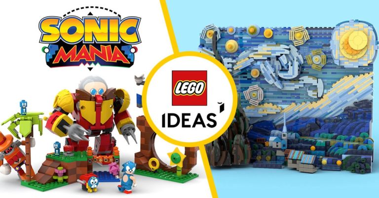 LEGO Ideas – Vincent van Gogh a ježko Sonic