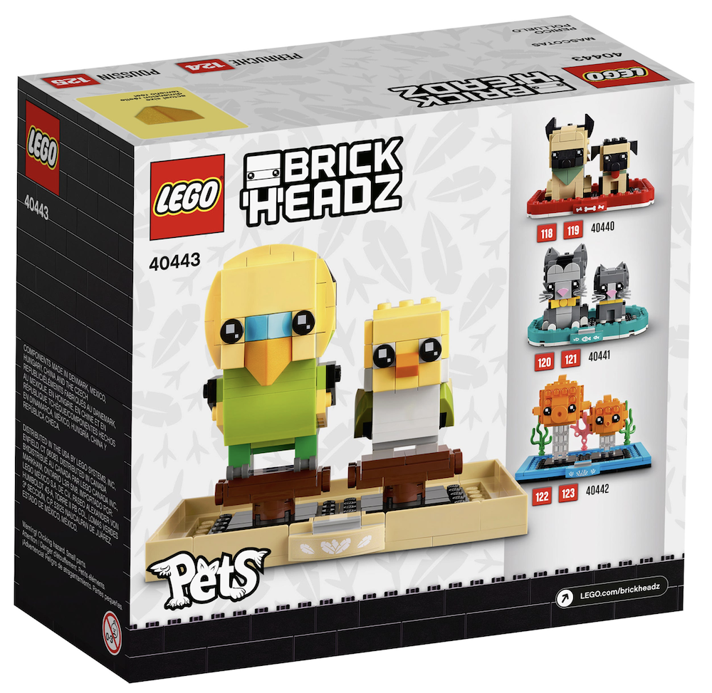 LEGO Brickheadz 2021 – zvieratá - LEGO Novinky